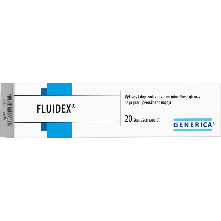 Generica FLUIDEX 20 effervescent tablets