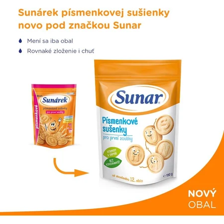 Biscuits pour bébés Sunar 150 g