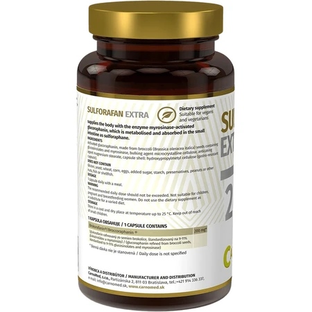 CarnoMed Sulforafano Extra 60 cápsulas