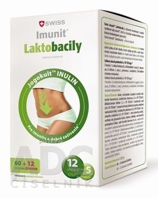 Swiss Imunit LAKTOBACILY 72 capsules