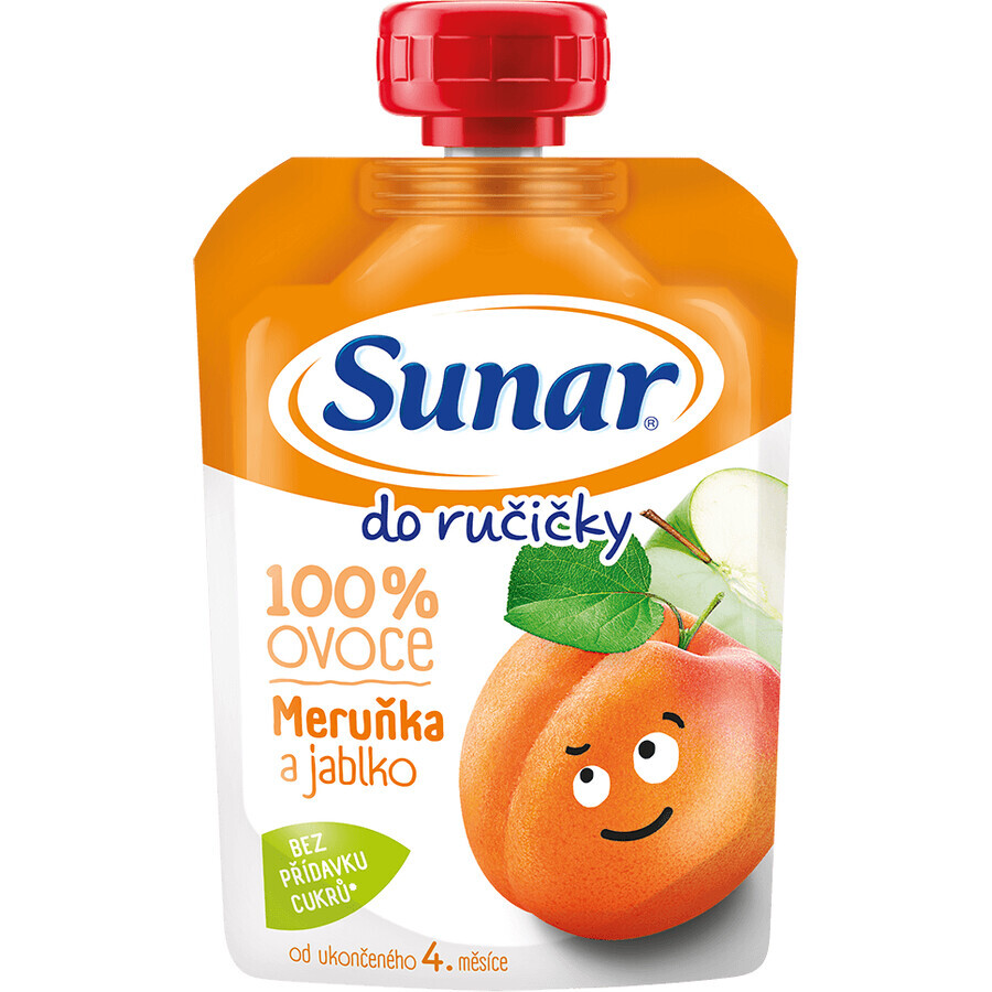 Sunar Do ručičky Apricot fruit capsule 4m+ 1 x 100 g