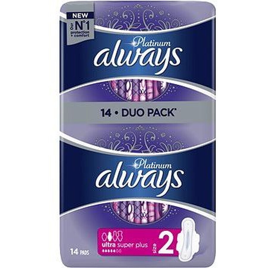Buy Always Platinum Ultra Ultra Super Super Plus Duopack 14 pieces Always Platinum Ultra Ultra Super Super Plus Duopack 14 pieces