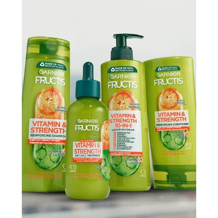 Garnier Fructis Vitamina y Fuerza 10en1 Cuidado sin aclarado, 400ml