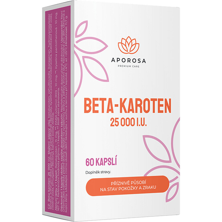 Aporosa Betacaroten 25 000 I.U. 60 capsules