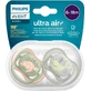 Philips Avent Ultra Air Sucette Philips Avent Ultra Air Grande Sucette 6-18m Garçon 2 pcs