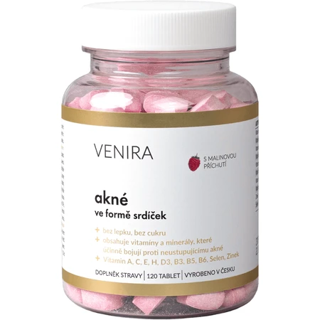 Venira Himbeer-Akne-Herzen 120 Stück