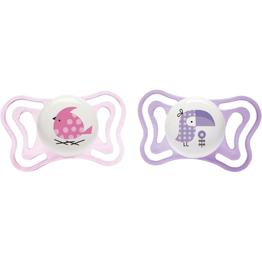 Buy Chicco Physio Light silicone bird/tukan pacifier 2-6m+ 2 pcs Chicco Physio Light silicone bird/tukan pacifier 2-6m+ 2 pcs