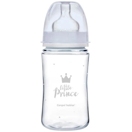 Canpol bebés EasyStart Royal Biberón EasyStart Royal Baby azul 240 ml