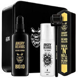 Angry Beards Kit para el crecimiento de la barba 3 piezas