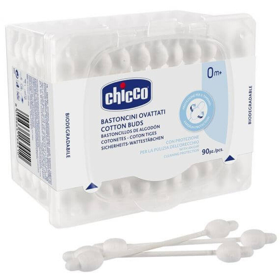 Comprar Chicco Bastoncillos de algodón anatómicos 90 unid. Chicco Bastoncillos de algodón anatómicos 90 unid.