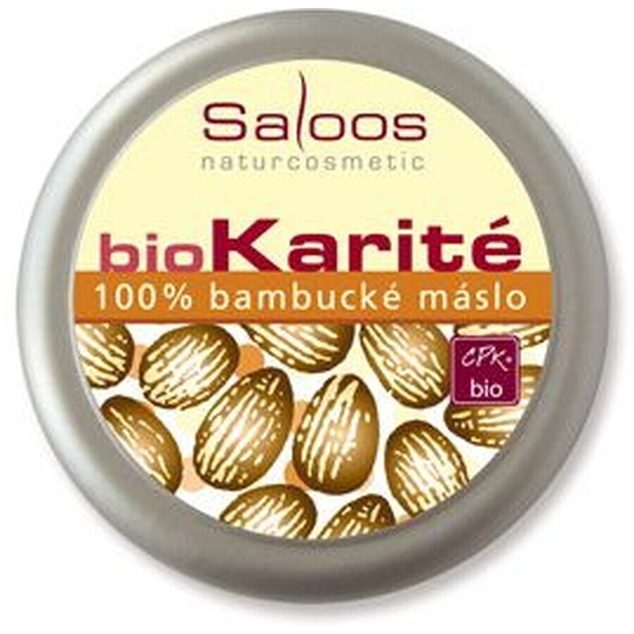 Saloos bioKarité 100% pure natural shea butter, 1x 50 ml