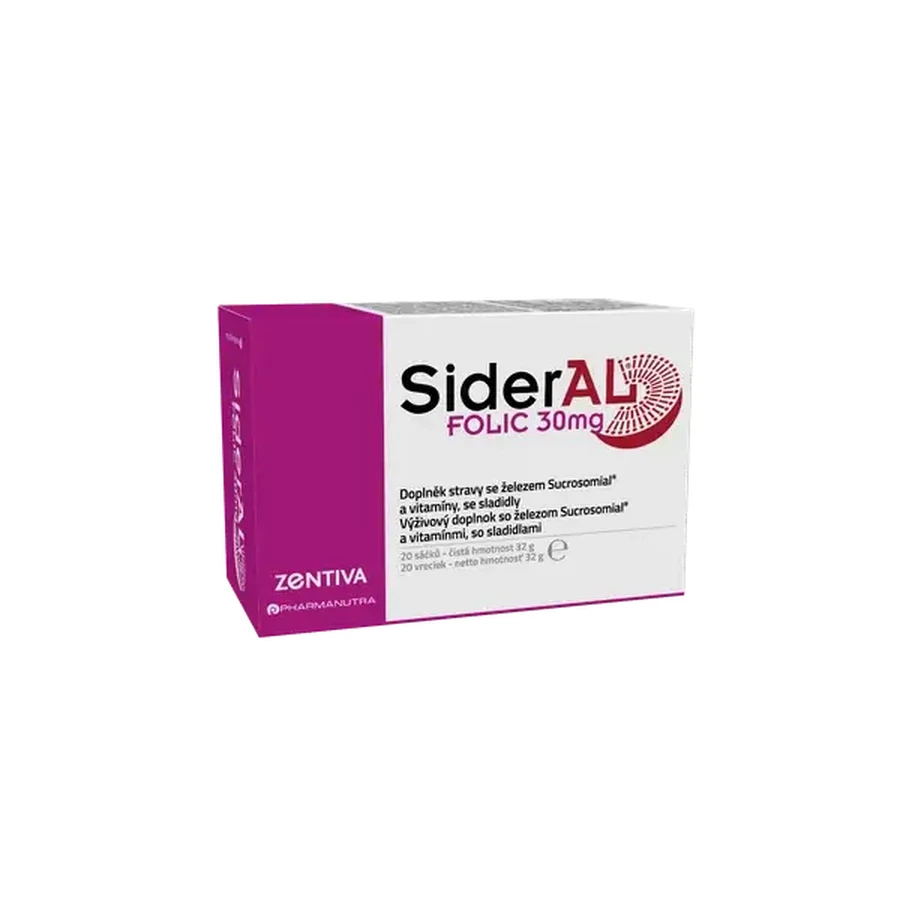 Sideral Folsäure 30 mg 20 Portionsbeutel