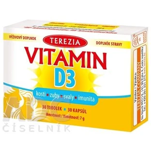 Terezia Vitamina D3 1000 UI 30 cápsulas