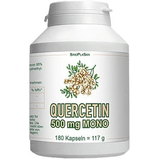 SinoPlaSan Quercetina 500 mg MONO 180 cápsulas