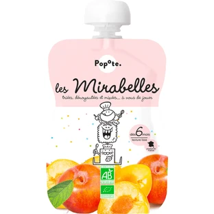 Popote Bio mirabelpruim capsule 120 g