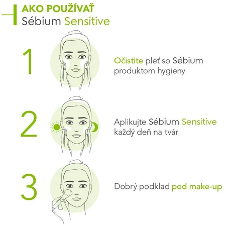 Bioderma Sébium Sensitive verzachtende en hydraterende crème voor de acnegevoelige huid 30 ml