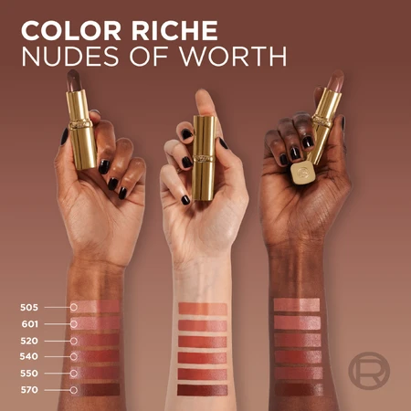 L'Oréal Paris Colour Riche Free the Nudes Lippenstift 505 nu nu elastisch 4,7 g