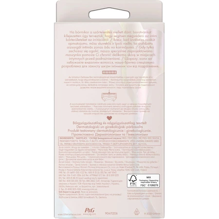 Maquinilla de afeitar femenina Gillette Venus, línea bikini