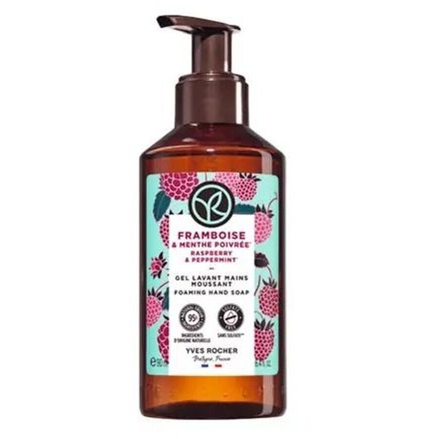 Yves Rocher Liquid Hand Soap Raspberry and Mint 190 ml