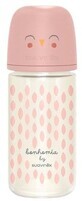 Suavinex Bonhomia Physiologic glass bottle SX PRO +3 MF - pink 240ml