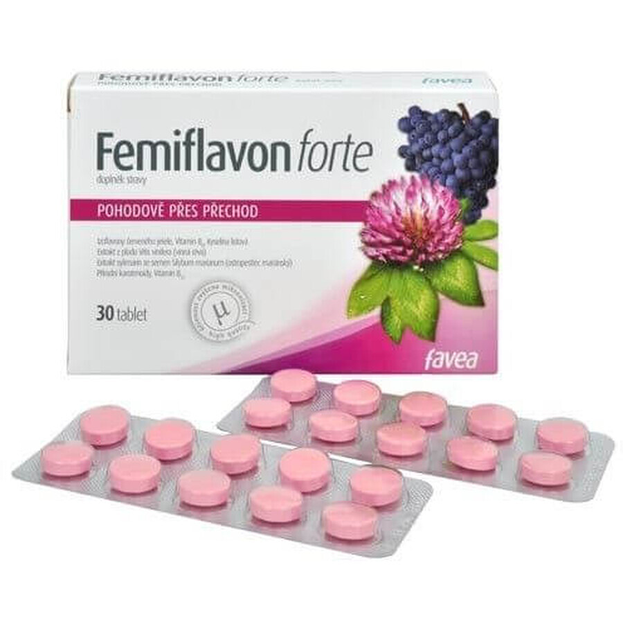 Favea Femiflavon forte 60 comprimate