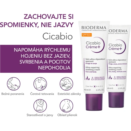 Bioderma Cicabio Cream+ soothing and regenerating cream 40 ml