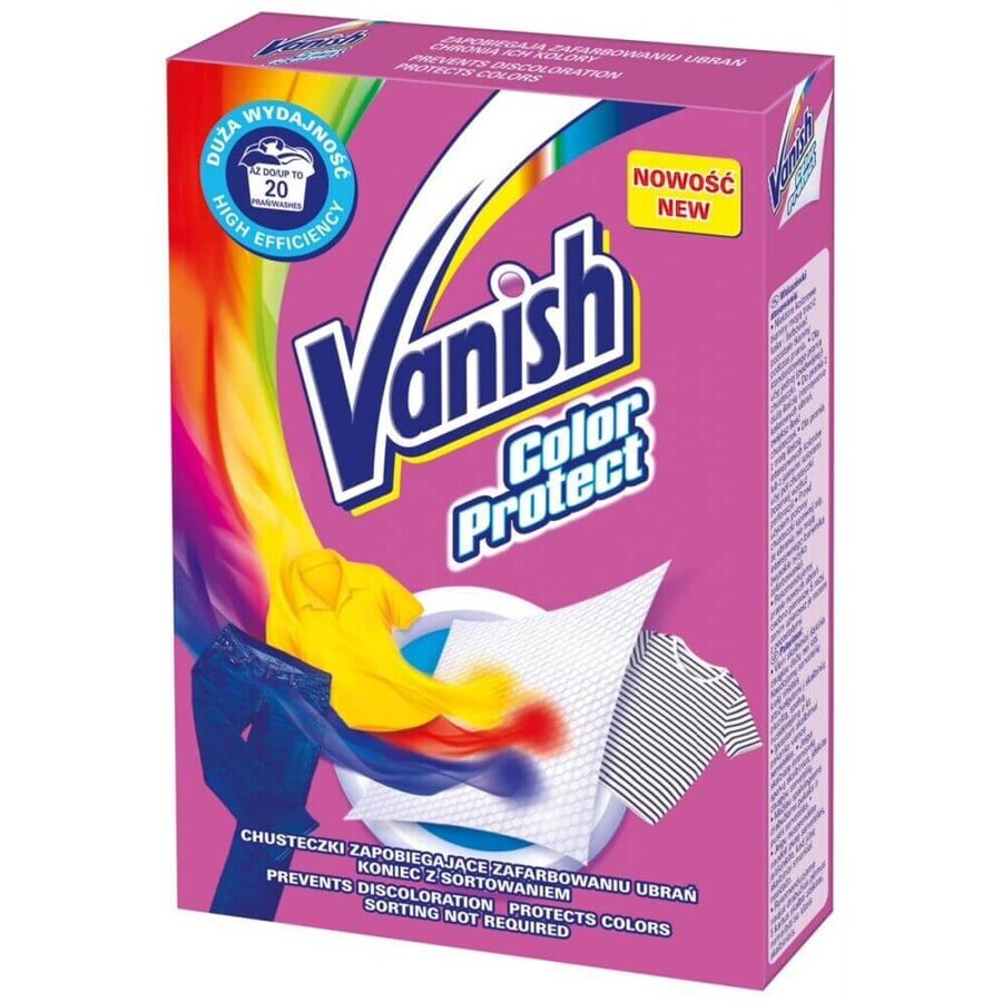 Vanish Colour Protect Wipes 20 pcs