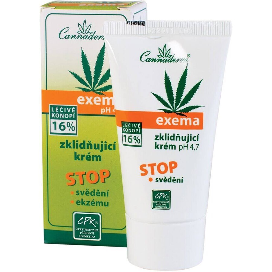 Cannaderm Crème apaisante pour l'eczéma pH4,7 50 g