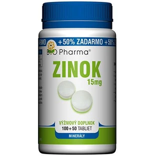 Bio Pharma Zinc 15 mg 150 comprimidos