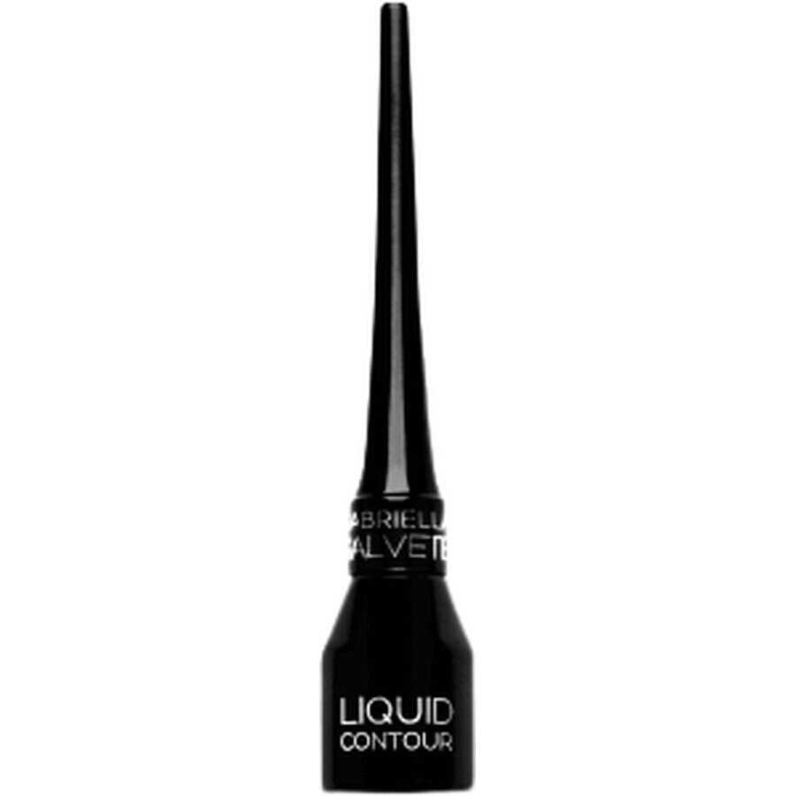 Gabriella Salvete Liquid Eyeliner Liquid Contour 01 Nero 4 ml Gabriella Salvete Liquid Eyeliner Liquid Contour 01 Nero 4 ml