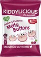 Kiddylicious Găluște cu fructe și legume Zmeură și sfeclă roșie 5 x 6 g