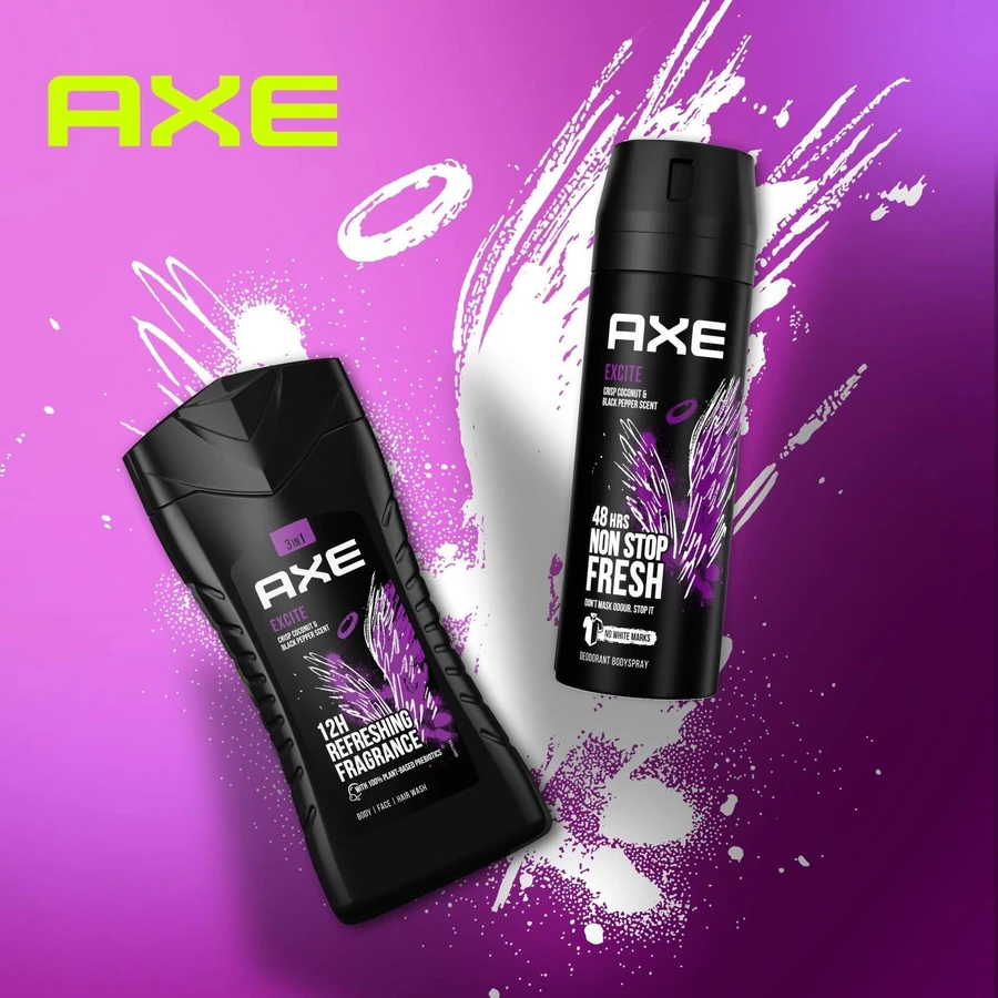 AXE Excite deodorant spray voor mannen 150 ml