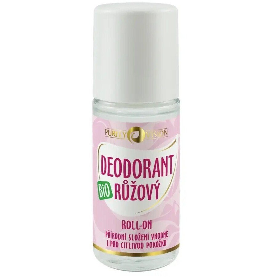 Purity Vision BIO Pink deodorant roll-on 50 ml