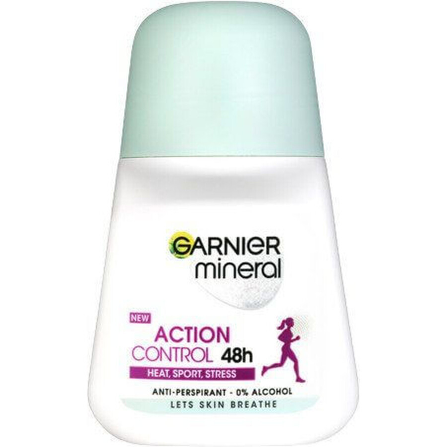 Garnier Action Control Roll-on 48h Déodorant minéral pour femmes 50 ml