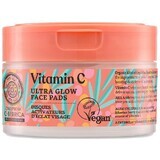 Oblepikha C-Berrica Ultra Bright cotton pads, Sea Buckthorn C-Berrica, vitamin C 20 pcs