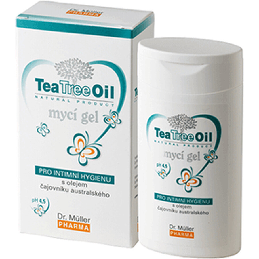 Dr.Muller Gel lavante con aceite del árbol del té para la higiene íntima 200 ml
