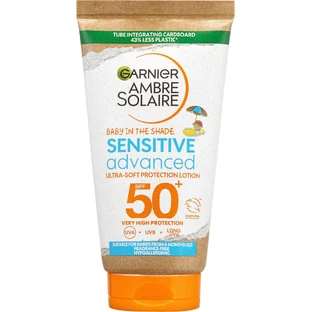 Garnier Ambre Solaire Sensitive Advanced Sehr hoher Sonnenschutz Lotion für Kinder OF 50+ 50 ml
