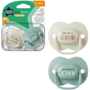 Chupete de silicona Tommee Tippee CTN AnyTime, 6-18m, varios colores 2 unidades