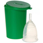 Cupa menstruală Yuuki mică moale, inclusiv cupa de sterilizare Cupa menstruală Yuuki mică moale, inclusiv cupa de sterilizare