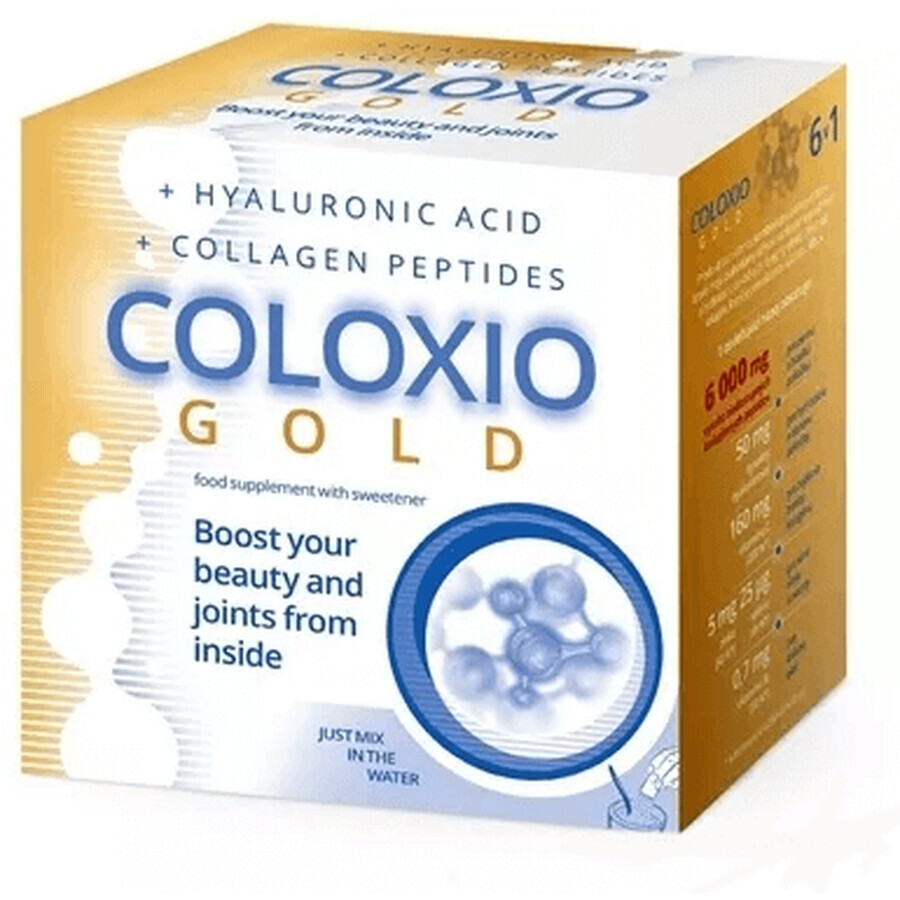 Tozax Coloxio Gold mit Zitronengeschmack 30 Portionsbeutel