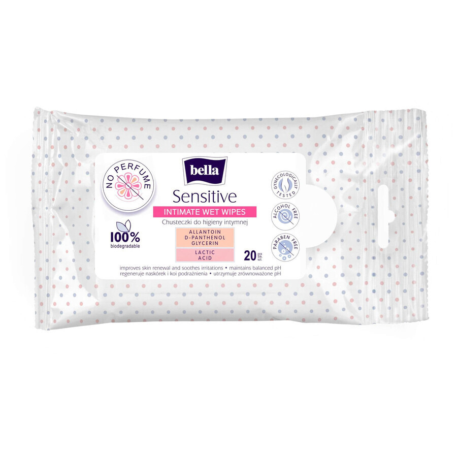 Buy Bella Sensitive Intimate Wet Wipes 20 pcs Bella Sensitive Intimate Wet Wipes 20 pcs