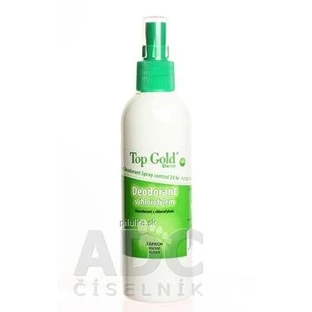 Top Gold Déodorant à la chlorophylle + huile d'arbre à thé spray 150 g