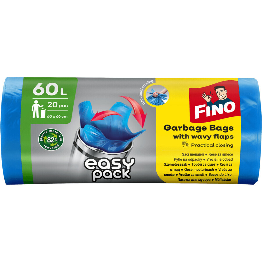 Buy Fino Easy Pack Garbage Bags 20 x 60 l Fino Easy Pack Garbage Bags 20 x 60 l