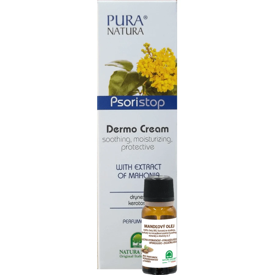 Natura House Psoristop dermo crema con 10% de extracto de mahonia + aceite de almendras 10 ml libre 75 ml
