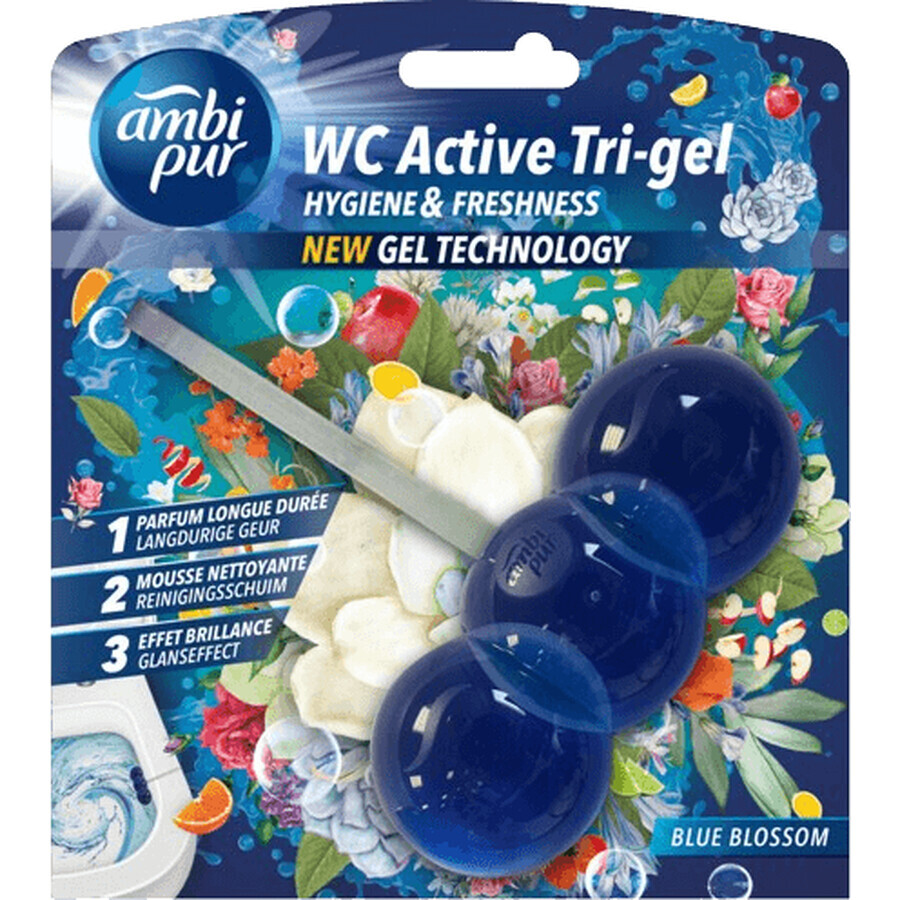 Cumpără Bloc de toaletă AmbiPur Blue Blossom 45 g Bloc de toaletă AmbiPur Blue Blossom 45 g