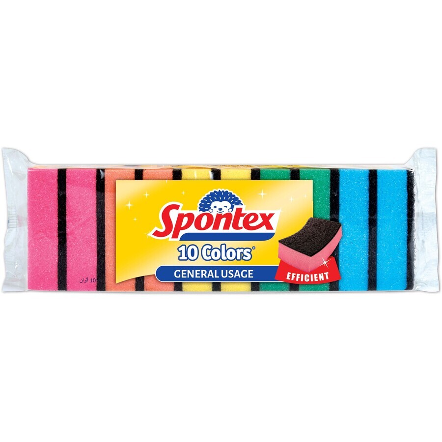 Spontex Spugna colorata 10 pz.
