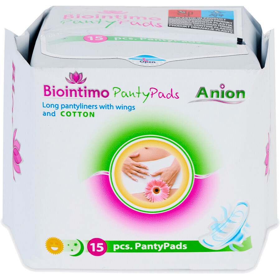 Acquista Biointimo Anion ogni giorno intimità con ali 15 pz. Biointimo Anion ogni giorno intimità con ali 15 pz.