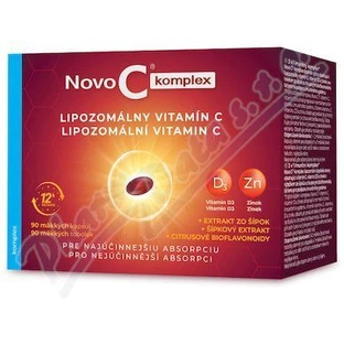 Novo C KOMPLEX Liposomale vitamine C met vitamine D3 en zink 90 softgels