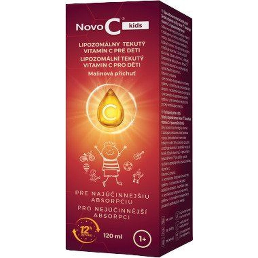 Novo C kids Vitamine C liposomale liquide pour enfants sirop 120 ml