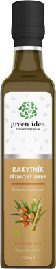 Topvet Premium Groene Idee Duindoornsiroop in glas 250 ml